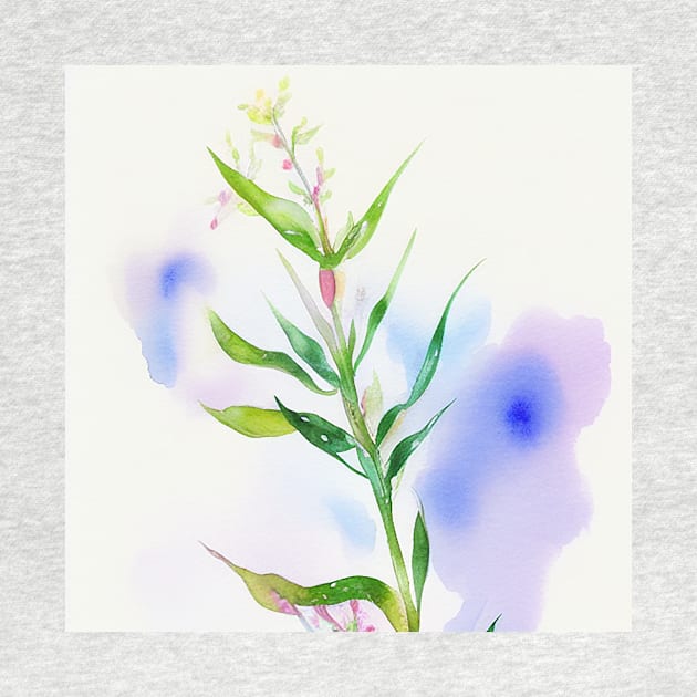 Watercolor Flower - Fairytale Colors by Beastlykitty